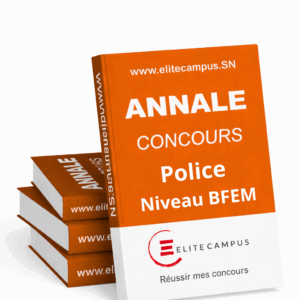 Concours Police Niveau BFEM Format PDF