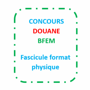 Concours Douane Niveau BFEM