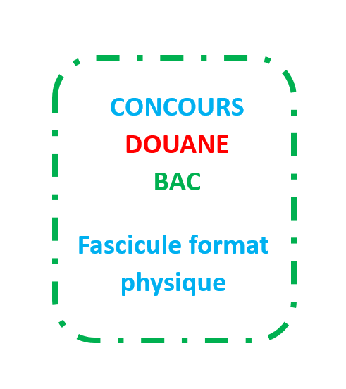 Concours Douane Niveau BAC