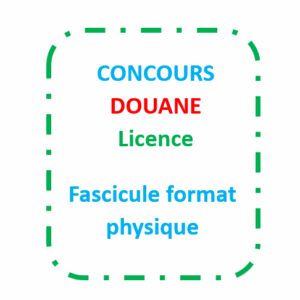 Concours Douane Niveau LICENCE