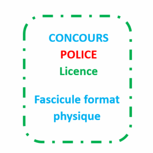 Concours Police Niveau LICENCE